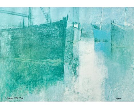 Michael J PRAED (1941) Harbour Shapes Limited edition print 4/1000 Signed and titled 31cm x 43cm
Lay's Auctioneers are able t