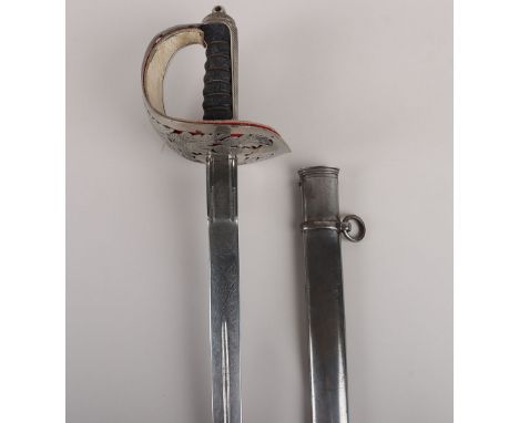 A George 5th officer’s broadsword of Brigadier General Norman Richard Crockatt, CBE DSO MC the Royal Scots Fusiliers by HENRY