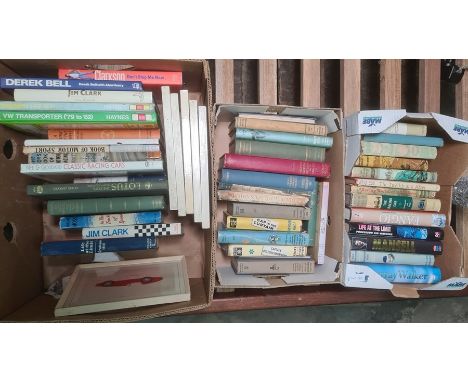 Quantity of books to include 'The Racing Car', 'The Faber Books of Children's Verse', 'A History of the English Speaking Peop