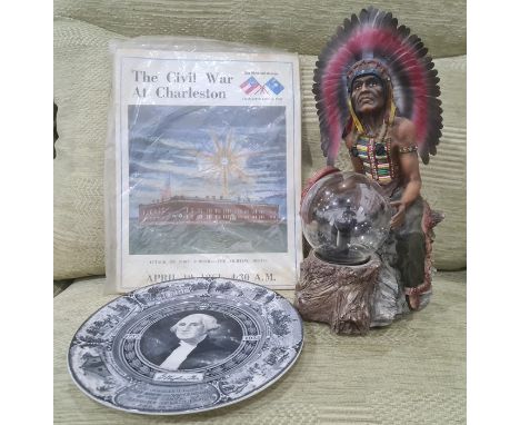 American Interest to include George Washington Bi-centennial plate&nbsp; by Ivory Lambert Scammel, A Civil War commemorative&