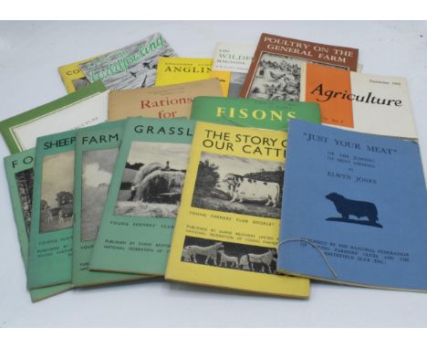 Agricultural interest: a collection of small books and leaflets to include National Federation of Young Farmers Clubs 'Just Y