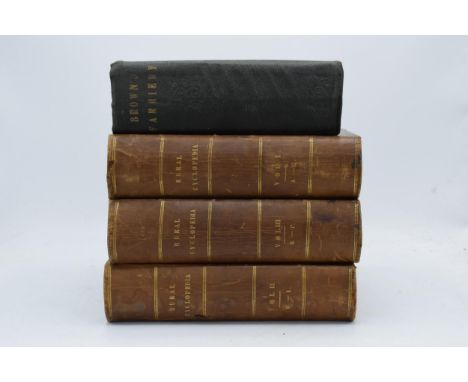 Agricultural interest: A collection of hardback books to include Rural Encyclopedia Vol 1 A-C, Vol 2 D-I and Vol 3 K-P togeth