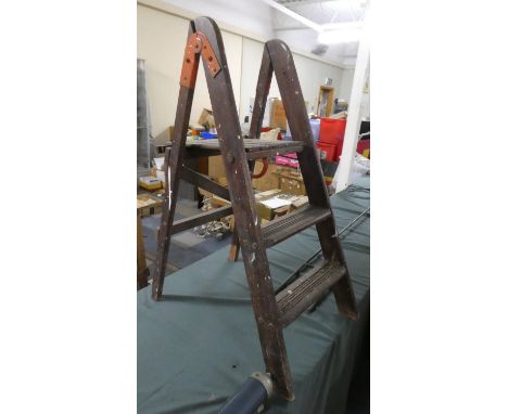 A Vintage Two Step Step Ladder 