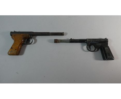 Two Vintage Pistols, The Gat and Diana Model 2 
