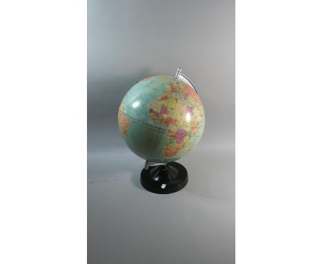 A Mid 20th Century East German Political Table Globe, 33cm Diameter, 46cm High 