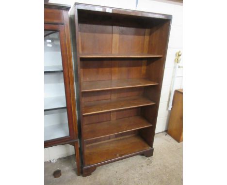 MID 20TH CENTURY BOOK SHELF APPROX 76CM WIDE