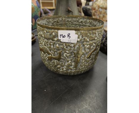 Indian brass planter