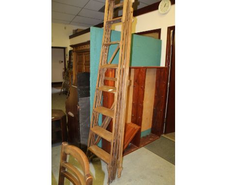 Wooden step ladders