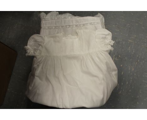 Box of items of Vintage Clothing, Baby Dresses etc