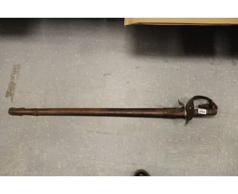 Victorian Officers Dress Sword with Leather Scabbard