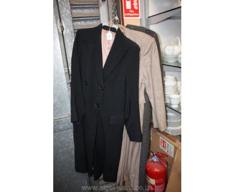 Three 1930/40's long coats