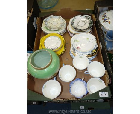 A quantity of decorative Wileman and Shelley bone china