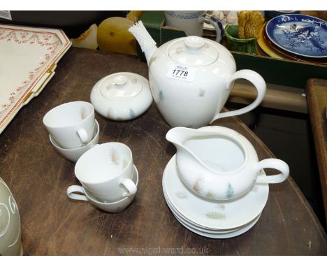 A KPM 1960's continental Coffee Set