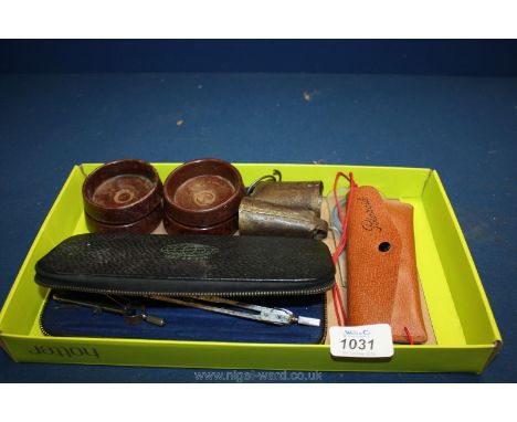 A Geometry set and other oddments. 