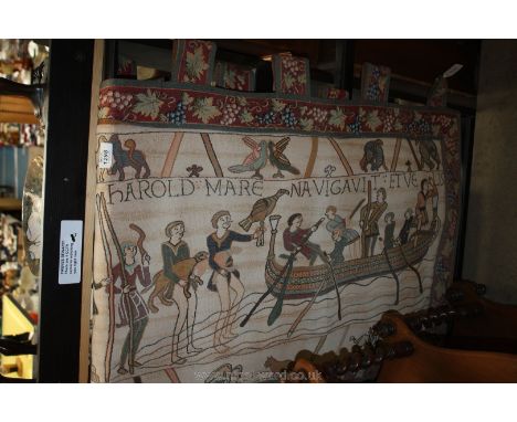 A wall hanging Tapestry of Norman Invasion