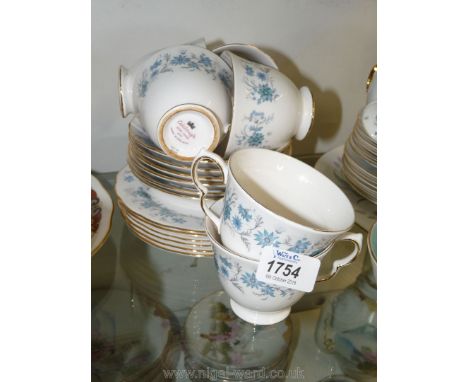 A Colclough bone china part Teaset comprising six cups and saucers, plates, etc