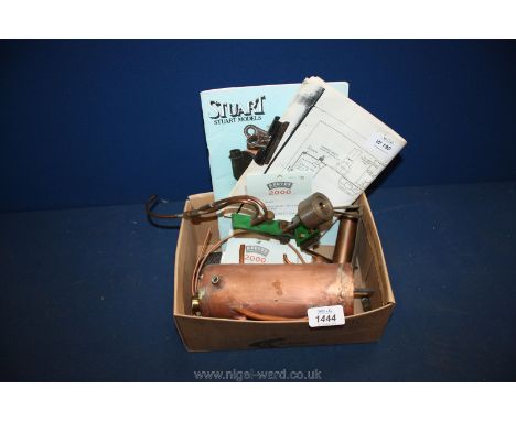 A Stuart model Boiler Kit including manual and plans