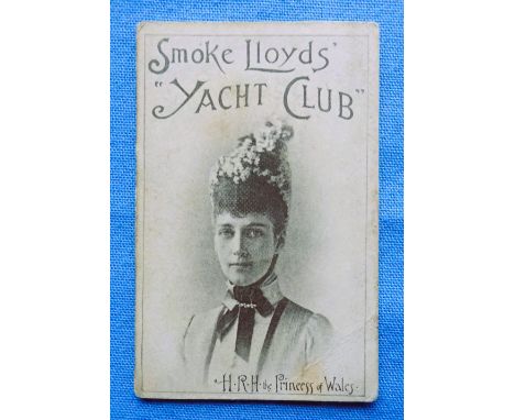 Cigarette card, R Lloyd, Actresses Celebrities & Yachts HRH Princess of Wales (corner crease, fair)