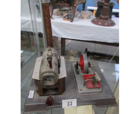 A model stationary steam engine
