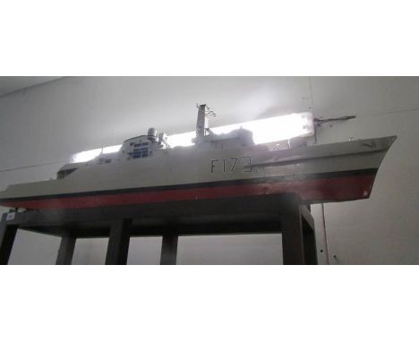 A model battle ship