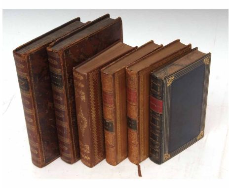 LETITIA ELIZABETH LANDON:2 titles: THE IMPROVISATRICE; AND OTHER POEMS, London 1824 2nd edition, engraved port-frontis, added