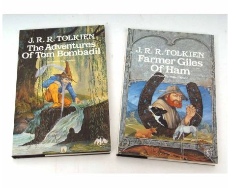 J R R TOLKIEN, 2 titles: THE ADVENTURES OF TOM BOMBADIL AND OTHER VERSES FROM THE RED BOOK, illustrated Roger Garland, London