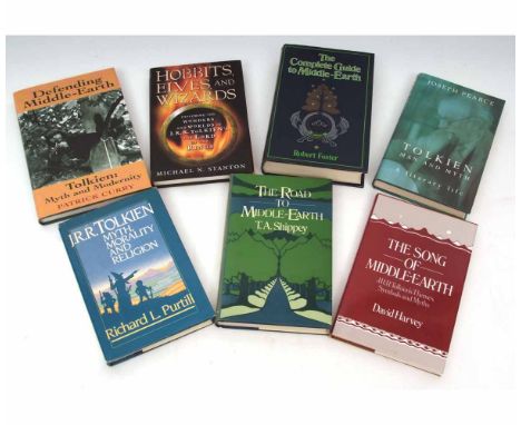 DAVID HARVEY: THE SONG OF MIDDLE-EARTH J R R TOLKIEN'S THEMES, SYMBOLS AND MYTHS, London 1985 1st edition, original cloth gil