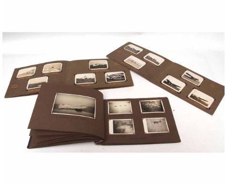 SNAPSHOT PHOTOGRAPH ALBUM, circa 1928-1936, aviation interest, containing 90+ images depicting RAF and other aircraft of the 