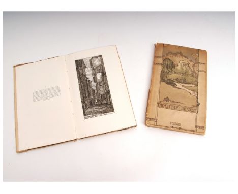 JESSIE M KING, 2 titles: THE CITY OF THE WEST [GLASGOW], 1911, 1st edition, 25 tipped in plates as called for, original card 