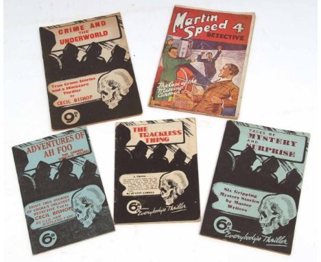 CECIL BISHOP, 2 titles: ADVENTURES OF R A H FOO, THE CHINESE SHERLOCK HOLMES, London, Mitre Press [1943], 1st edition, origin