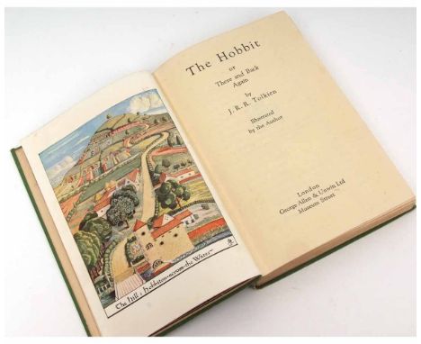 J R R TOLKIEN: THE HOBBIT OR THERE AND BACK AGAIN, London, George Allen & Unwin Ltd, 1942, 2nd impression reprinted [3rd impr