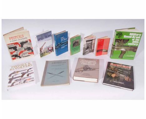 MAJOR SIR GERALD BURRARD: IN THE GUN ROOM, 1964 3rd edition, original cloth, dust wrapper plus HENRY M STEBBINS: PISTOLS A MO