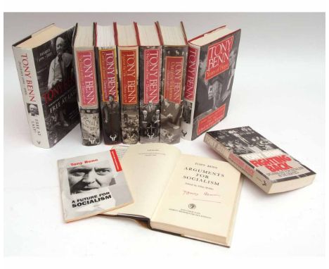 COLLECTION TONY BENN (1925-2014) SIGNED TITLES including ARGUMENTS FOR SOCIALISM, 1979 1st edition, signed, original cloth gi