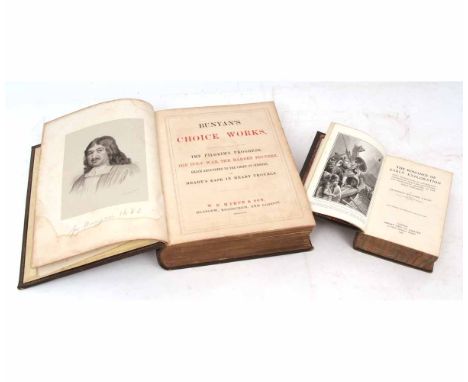 JOHN BUNYAN: BUNYAN'S CHOICE WORKS ..., Glasgow, Edinburgh and London, W R M'phun 1867, 4to, contemporary decorative blind st