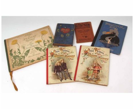 EDITH NESBIT: ROYAL CHILDREN OF ENGLISH HISTORY, illustrated Frances Brundage and M Bowley [1897], Father Tuck's "Golden Gift