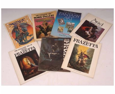 BETTY BALLANTINE, 3 titles: FRANK FRAZETTA BOOK TWO; FRANK FRAZETTA BOOK FOUR, each Peacock Press/Bantam Books 1977 1st US ed