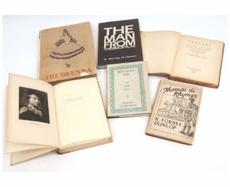 VICTOR HUGO: HERNANI, translated R Farquharson Sharp, London, Grant Richards 1898, original boards very worn, printed paper l