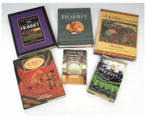 J R R TOLKIEN: 4 titles: THE HOBBIT OR THERE AND BACK AGAIN, London, 1991, original cloth gilt, dust wrapper, THE HOBBIT OR T