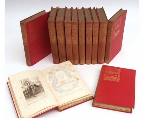 CHARLOTTE, EMILY AND ANNE BRONTE: THE WORKS ..., London, J M Dent & Co, 1893-1996, volumes 1 and 2; JANE EYRE, 1896 1st editi