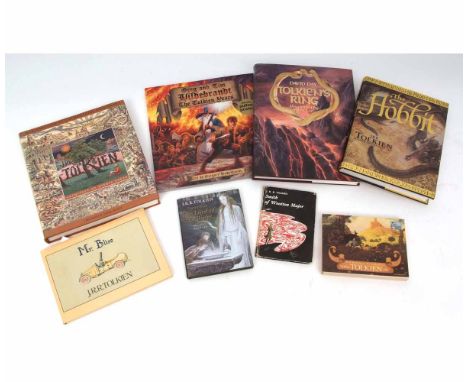 J R R TOLKIEN: 4 titles: SMITH OF WOOTTON MAJOR, illustrated Pauline Baines, 1967 1st edition, 1st issue (white lettering on 