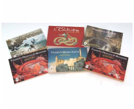 HARPERCOLLINS (PUBLISHED): TOLKIEN POSTCARD BOOKS: 6 titles: TOLKIEN'S DRAGONS AND MONSTERS: TOLKIEN'S MIDDLE-EARTH: TOLKIEN'