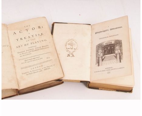[PIERRE REMOND DE SAINTE ALBINE]: THE ACTOR A TREATISE ON THE ART OF PLAYING..., L for R Griffiths, 1750, 1st edition, 12mo, 