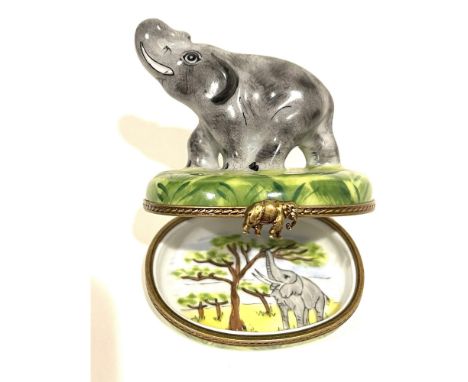 A trunk UP elephant is said to bring good luck. Vibrant colors, a Hinged gilded walking Elephant clasp and astonishingly beau