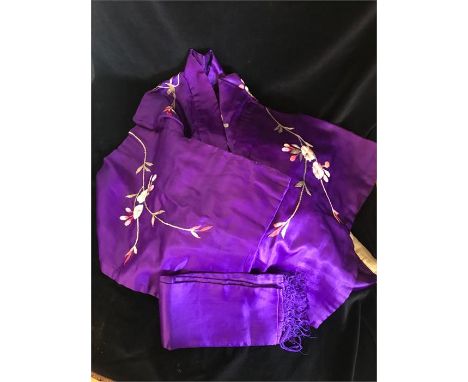 A Vintage purple Kimono