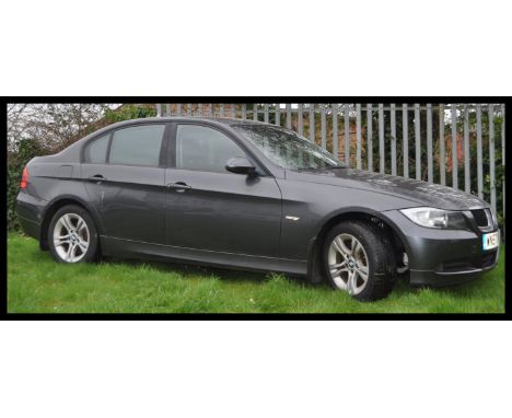 A 3 series 318i BMW five door saloon car.&nbsp;WN57 YGH, full leather interior, walnut dash, heated seats, electric privacy s