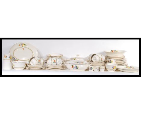 A&nbsp; 20th Century retailed by Lawleys of Regent Street Royal Staffordshire pottery Wilkinson LTD dinner service, tea and c