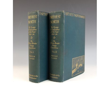 Nansen (Fridtjof), FARTHEST NORTH, BEING THE RECORD OF A VOYAGE OF EXPLORATION OF THE SHIP FRAM 1893-96 AND OF A FIFTEEN MONT