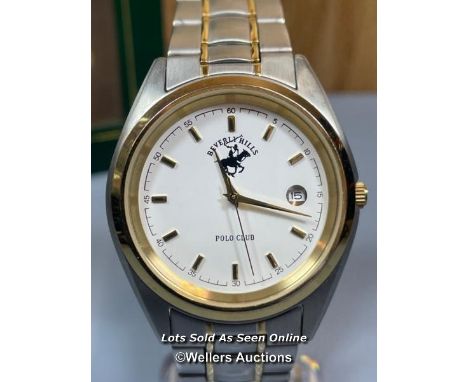 POLO GB 0147 W/R. 3 ATM. WATCH IN BOX SET (WITHOUT THE PEN) 
