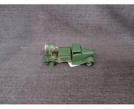 A Triang Minic clockwork and tin plate Military Search Light Vehicle