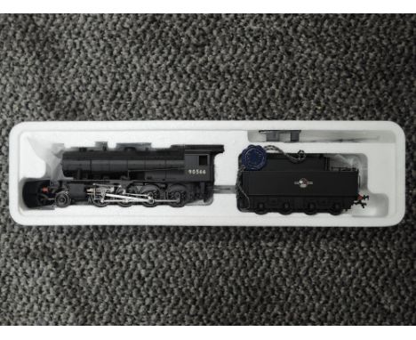 A Bachmann 00 gauge 32-256 WD 2-8-0 BR Austerity Loco &amp; Tender 90566, in original box with inner packaging and leaflets